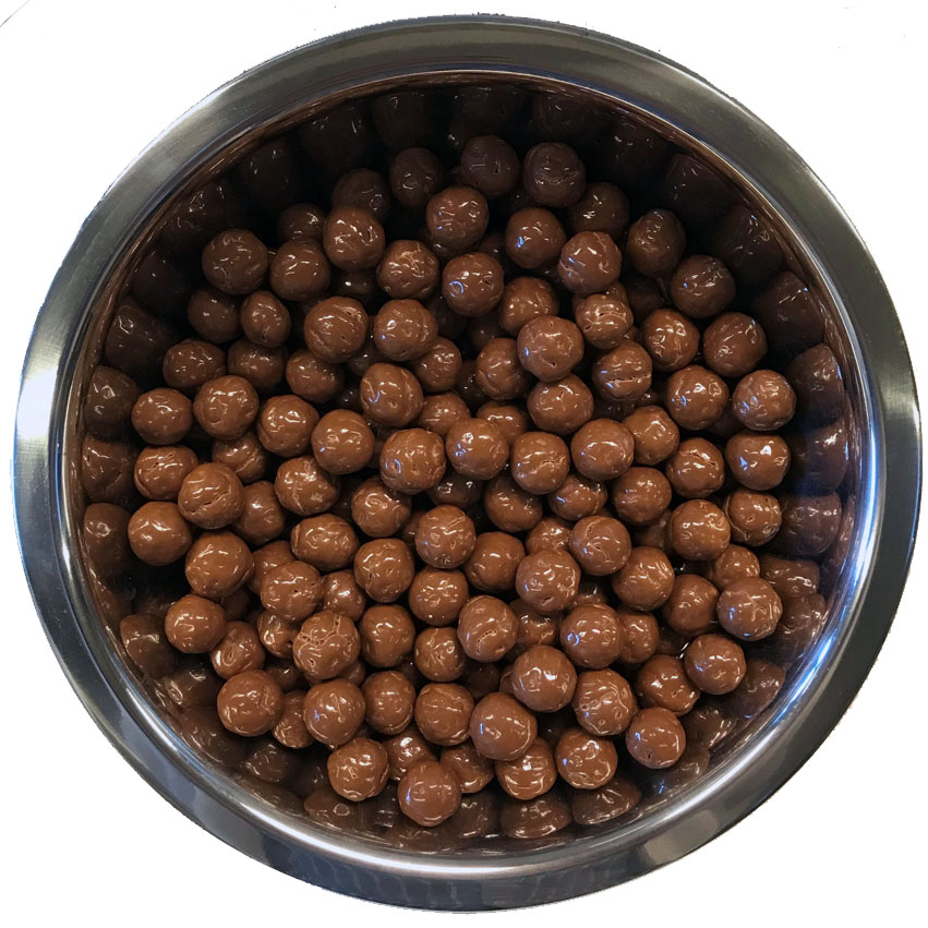 Hasselndder med lys chokolade og havsalt